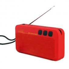 Portable NZ-230 Europe Retro Bulls FM Speaker For PC Laptop-Blue/Red