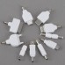 9 in 1 USB Port to DC 3.5mm Charger Cable Kit White for PPS 1000 2000