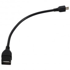 USB 2.0 A Female to 5-pin B Male Mini USB Cable OTG Host Extension Cable 21.5cm