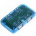 4-PORT External Slim Mini HUB Splitter- Translucent Blue
