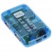 4-PORT External Slim Mini HUB Splitter- Translucent Blue