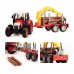 4109-03 1:43 Scale Farm Tractor with Logging Trailers