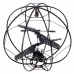 Flying Ball 3.5ch Rc Helicopter Remote Control Fly Ball Built in Gyro With LED Light-Black