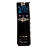 Cenlux C70 Professional 1.0" Digital Voice Recorder w/ MP3 Player - Black + Silver (4GB)