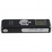 Cenlux C52 0.9" LCD Digital Voice Recorder w/ MP3 Player - Black 4GB 2 x AAA Battery Powered