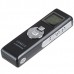 Cenlux C52 0.9" LCD Digital Voice Recorder w/ MP3 Player - Black 4GB 2 x AAA Battery Powered