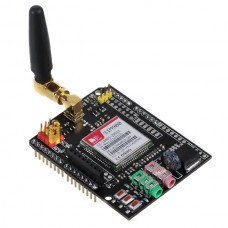 Arduino GSM GPRS Shield EFCom with 4 Frequency Antenna 9V Power Adapter