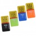 USB 2.0 Professional Micro SD TF T-Flash Card Reader/Writer 4 Color Pack
