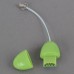 2pcs USB Round T-Flash Micro SD Card Reader String-Green