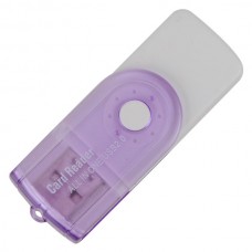 USB 2.0 All in 1 Memory Multi-Card Reader SDHC MS/SD/TF-Purple