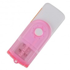 USB 2.0 All in 1 Memory Multi-Card Reader SDHC MS/SD/TF-Pink