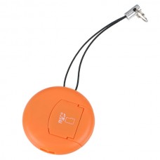 USB 2.0 High Speed TF Reader Card Orange Circular Professional