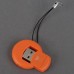 USB 2.0 High Speed TF Reader Card Orange Circular Professional