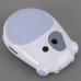 White Plastic Milk Cow Design High Speed USB 2.0 4 Port HUB