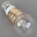 LED Spotlight Bulb E27 3W 90-240V Warm White Light Transparent Cover 240lm