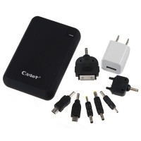 Cager B01 7200mAh Mobile Power Pack for Iphone Ipad Psp MP4 with 8 Connectors
