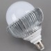 18W AC 220V E27 LED Light  Bulb Lamp Light w/ Opal Glass Cover Warm White
