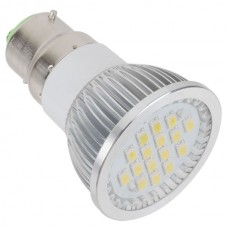 B22 16LEDs 5630 LED Bulb Dimmable Lamp Light Aluminum Housing LED Bulb-Pure White