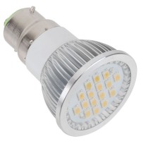 B22 16LEDs 5630 LED Bulb Dimmable Lamp Light Aluminum Housing LED Bulb-Warm White