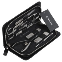 Sealking Portable Pedicure Pruning Cutter Nail Clipper Stainless Manicure Set Kit Case