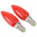 2PCS LED Fortuna Light  E14 Red Mini Night Light AC110V-230V