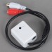 DC 6V 12V Sensitive Sound Monitor Audio Pick Up Pickup White