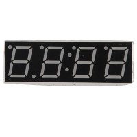 0.39" 4 Digit LED Display Red 7 Segment Clock Time Temp Voltage Display