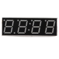 0.39" 4 Digit LED Display Red 7 Segment Clock Time Temp Voltage Display