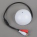 White Half Ball Shaped Pick Up Sound Monitor Pickup for CCTV System
