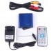 Mini SD USB HDMI 1080P HD Media Player with Remote Controller MKV RMVB RM Blue