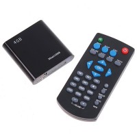 Mini 1080P HD HDMI SD USB Media Player MKV RM RMVB Black 4GB Flash