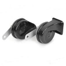 Snail Style Car Electric Horn Auto Parts Black 12V