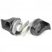 Snail Style Car Electric Horn Auto Parts Black 12V