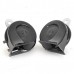 Snail Style Car Electric Horn Auto Parts Black 12V