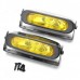 55W 3000K 1000-Lumen 1 x H3 Halogen Bulb Yellow Car Fog Lamps DC 9~16V LA990B