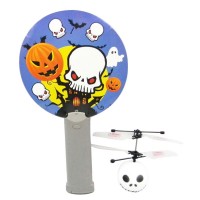 Mini Magic Flyer UFO RC Interactive Helicopter Skull Head Design with IR Sensor Remote Control