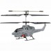 U809A iOS/Android IR Controlled 3.5-CH Missile Shooting Helicopter with Gyroscope Dusty Blue