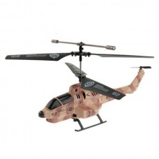 U809A iOS/Android IR Controlled 3.5-CH Missile Shooting Helicopter with Gyroscope Brown