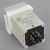 AC 220V Digital Timer Programmable Circle Double Time Delay Relay DH48S-S