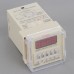 Qianji DH48S-1Z DC 24V 4 Digits Preset Electrical Time Relay