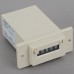 Gray 5 Digits AC 110V CSK5-CKW Electromagnetic Counter