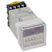 REC 24V DC Programmable Double Time Delay Relay DH48S-S