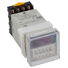 AC220V/240V 4 Digits 0.1s-99h99m Preset Time Delay Relay DH48S-1Z