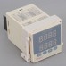 AC 100-240V Dual Row 4 Digit Digital Counter Time Relay 1m-9999m