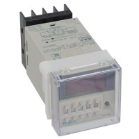 AC 220V 1-9999 (x1 x10 x100) DH48J LCD Display Digital Counter Relay