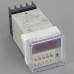 AC 220V 1-9999 (x1 x10 x100) DH48J LCD Display Digital Counter Relay