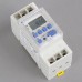 AC 220V Digital LCD Display Date Week Covered Programmable Timer Switch