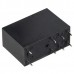 JQX-14FC 2Z DC 12V Coil Mini PCB Power Relay SPDT 6 Pin 1 NO 1 NC Black 10-Pack
