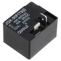 5PCS DC 24V Coil 40A General Purpose Power Relay 2 Pin DPDT JQX-30F(93T)