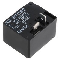 5PCS DC 24V Coil 40A General Purpose Power Relay 2 Pin DPDT JQX-30F(93T)